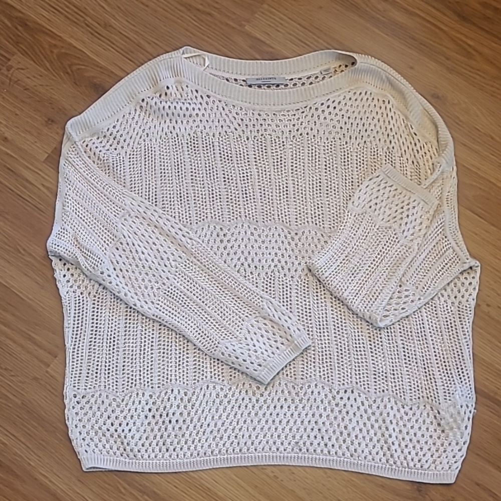 AllSaints Crochet Top